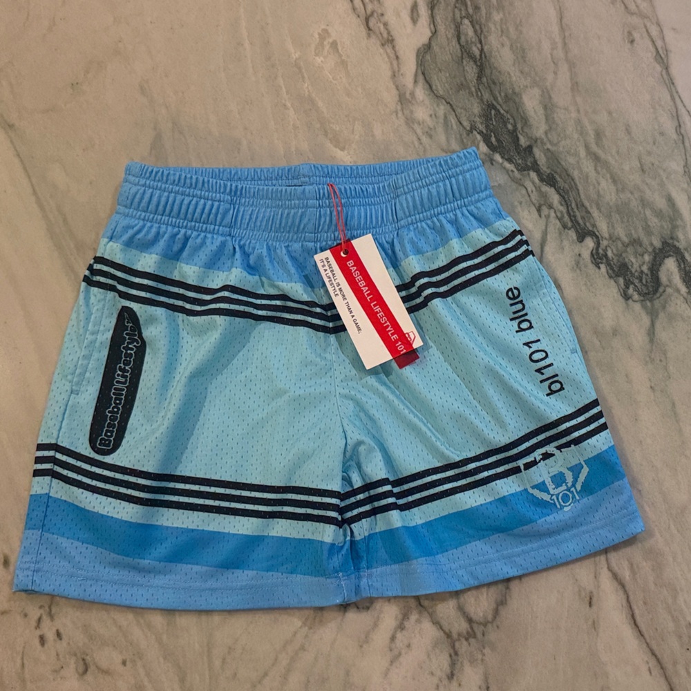 Blue Baseball Lifestyle Shorts
